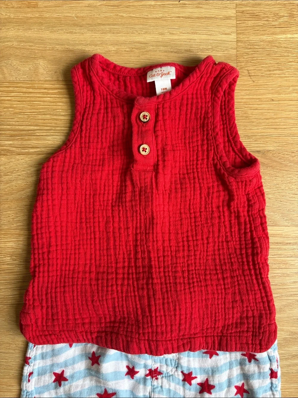 CAT & JACK | Kids Red Sleeveless Top and Shorts